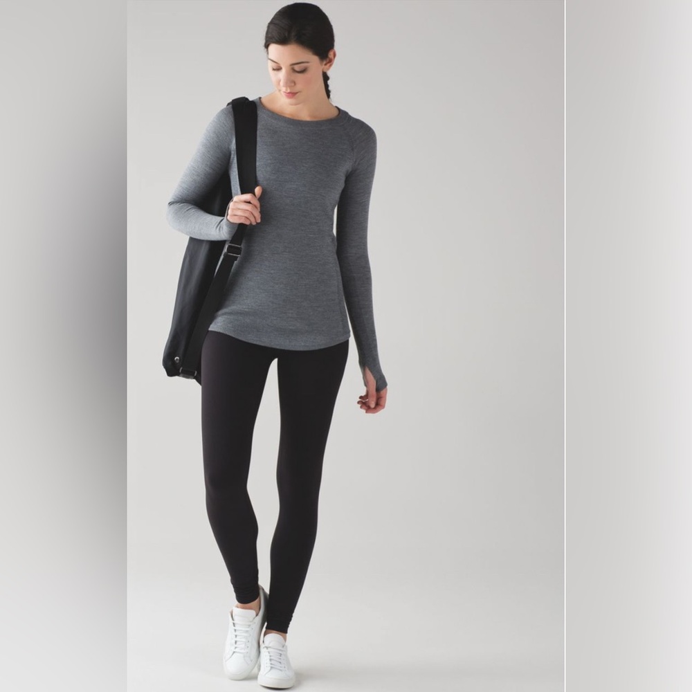 Lululemon size 10 Sit in Lotus merino sweater